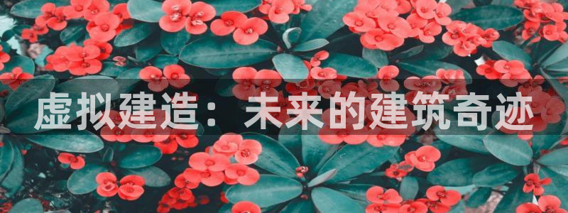 亚洲问鼎娱乐跌：虚拟建造：未来的建筑奇迹