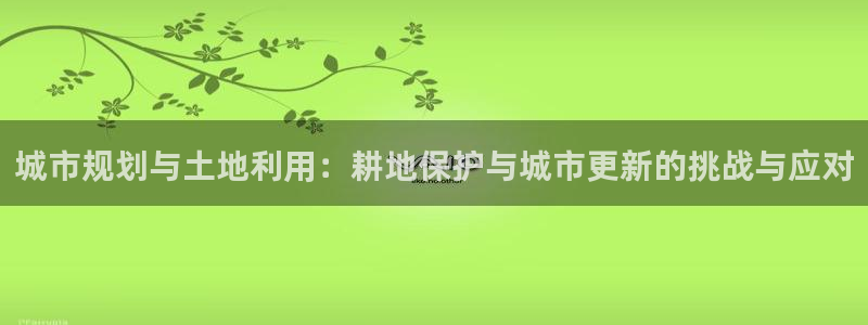 问鼎娱乐游戏上分地址：城市规划与土地利用：耕地保护与城市更新的挑战与应对