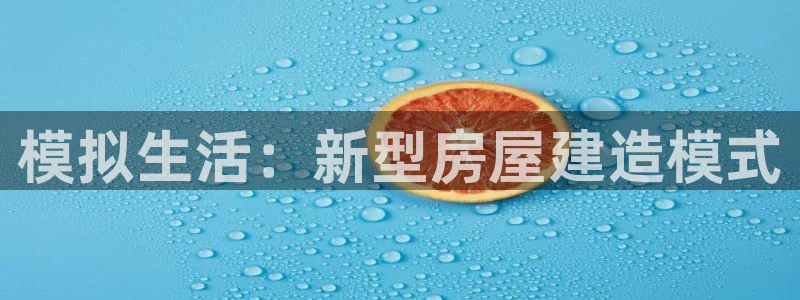 问鼎娱乐提现多久到账：模拟生活：新型房屋建造模式