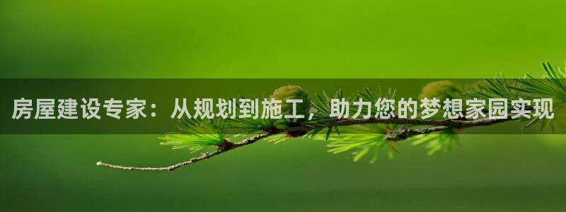 问鼎娱乐赛：房屋建设专家：从规划到施工，助力您的梦想家园实现