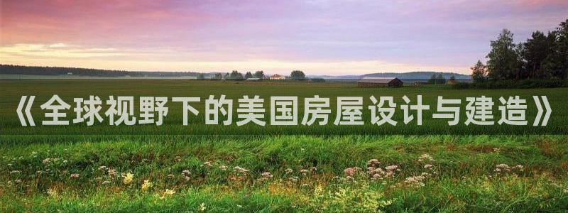 问鼎娱乐提现多久到账：《全球视野下的美国房屋设计与建造》